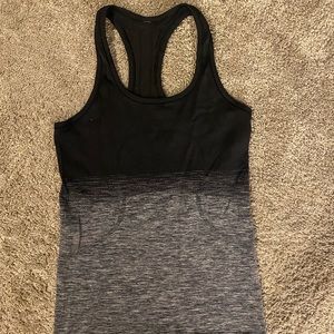 Lululemon Swiftly Tech Racerback Tank - Black/Gray Size 6- Rare find